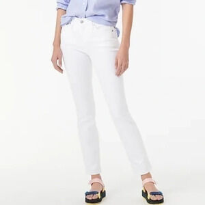 Damaged-  J Crew Petite 9" Vintage Straight Jeans